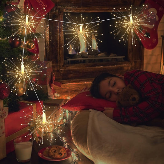 Luces LED EFECTO FUEGO ARTIFICIAL🎄