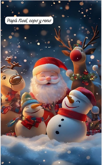 FUNDA NAVIDEÑA “Que inicie la magia“ 🎄