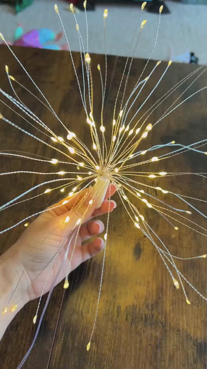 Luces LED EFECTO FUEGO ARTIFICIAL🎄