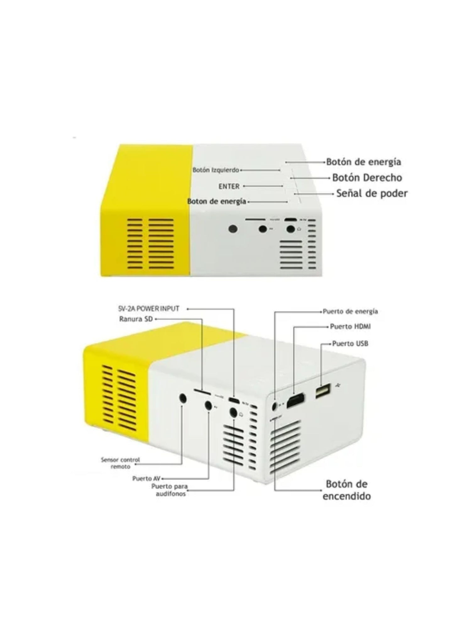 Mini Proyector Led para NAVIDAD🎄