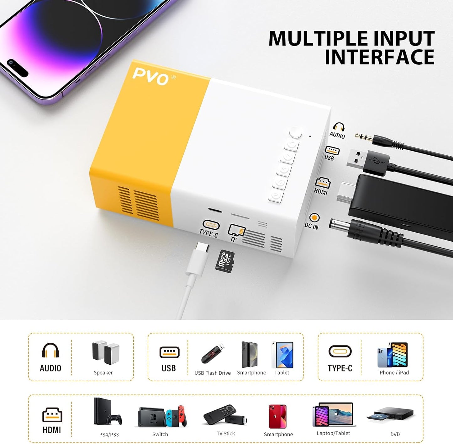 Mini Proyector Led para NAVIDAD🎄