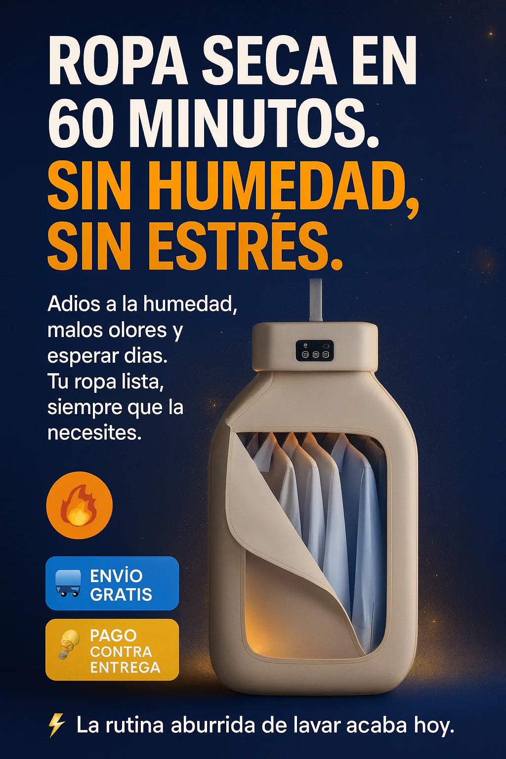 MINI-SECADORA DE ROPA PORTATIL